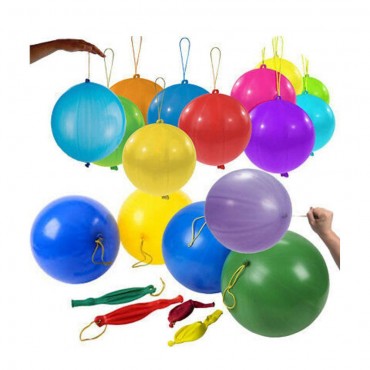 PUNCH BALON BASKISIZ 100'LÜ KARIŞIK (100)
