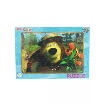 MAŞA İLE KOCA AYI 48 PCS FRAME PUZZLE (100)