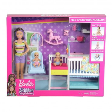 BARBİE BEBEK BAKICISI SKİPPER UYKU EĞİTİMİNDE OYUN SETİ (4)
