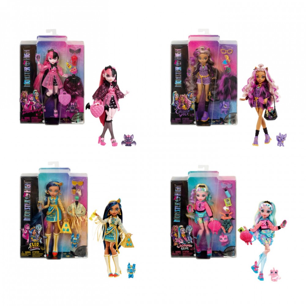 MONSTER HIGH ANA KARAKTER BEBEKLER (4)