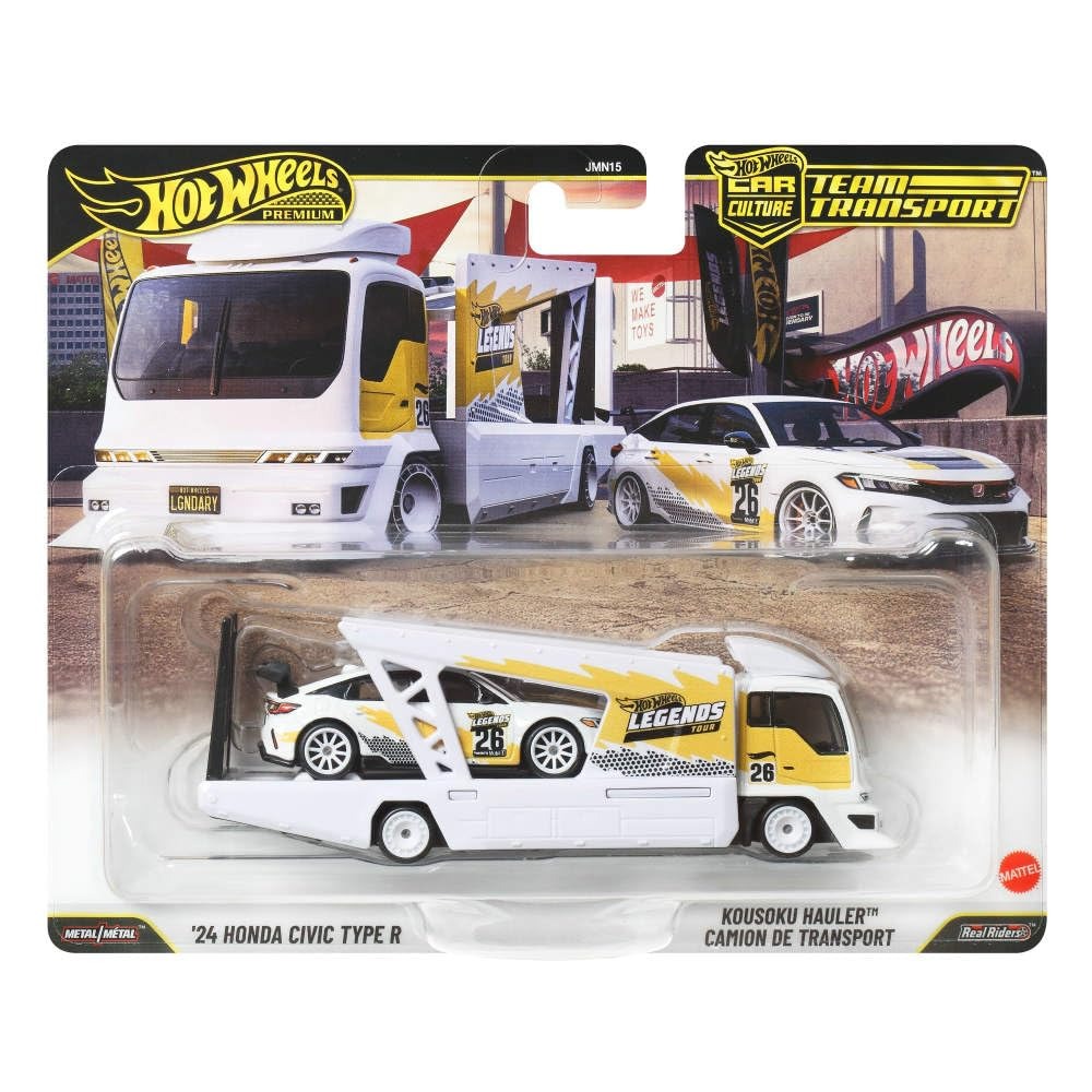 1:64 HW LEGENDS HONDA CİVİC TYPE R VE KOUSOKU TEAM TRANSPORT ARAÇLAR (8)
