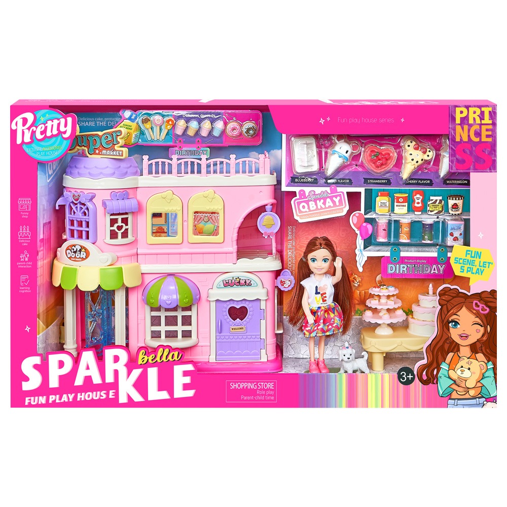 SPARKLE BELLA PRİNCESS EĞLENCELİ MAĞAZA SETİ (4)