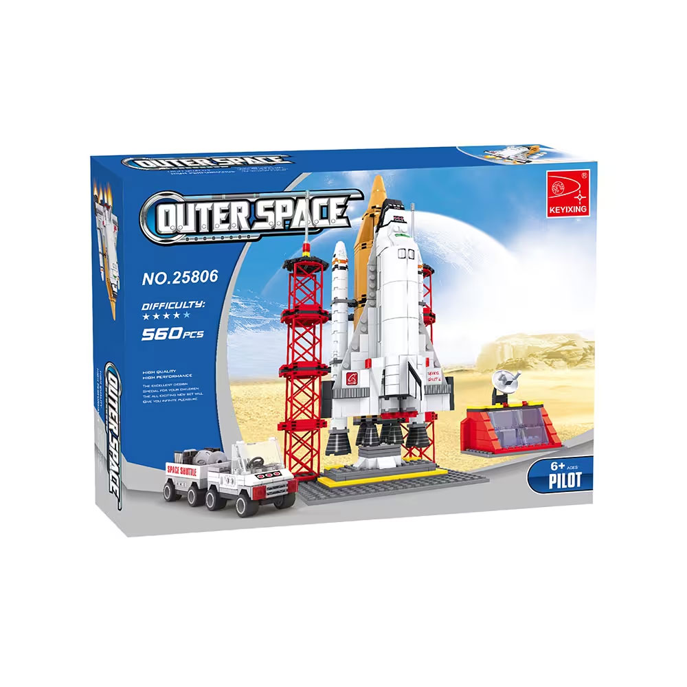 560 PARÇA AUSİNİ OUTER SPACE UZAY FIRLATMA RAMPASI (12)