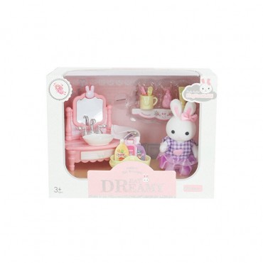 BAY DREAMY MİNİ TAVŞAN AKSESUARLI LAVABO SETİ (8)