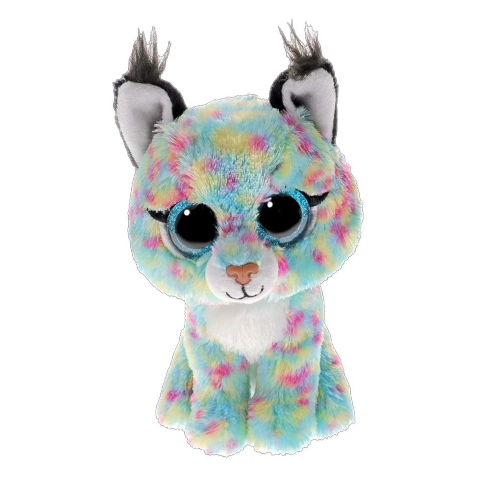 20 CM TY BEANİE BABİES MAVİ VAŞAK LYNX PELUŞ (12)