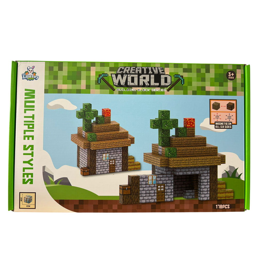 178 PARÇA MY WORLD MANYETİK BLOKLAR (36)