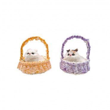 SEPETTE IŞIKLI KEDİ (400)