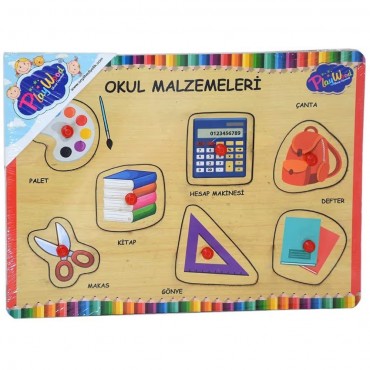 AHŞAP TUTMALI OKUL MALZEM...