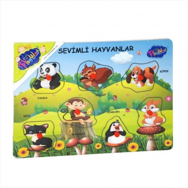 AHŞAP TUTMALI SEVİMLİ HAY...