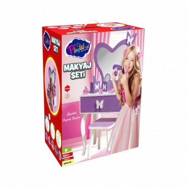 KUTUDA AHŞAP MAKYAJ SETİ ...