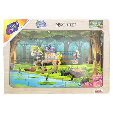 AHŞAP PUZZLE PERİ KIZI (48)