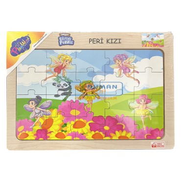 AHŞAP PUZZLE PERİ KIZI (48)