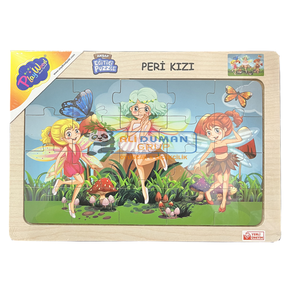 AHŞAP PUZZLE PERİ KIZI (48)