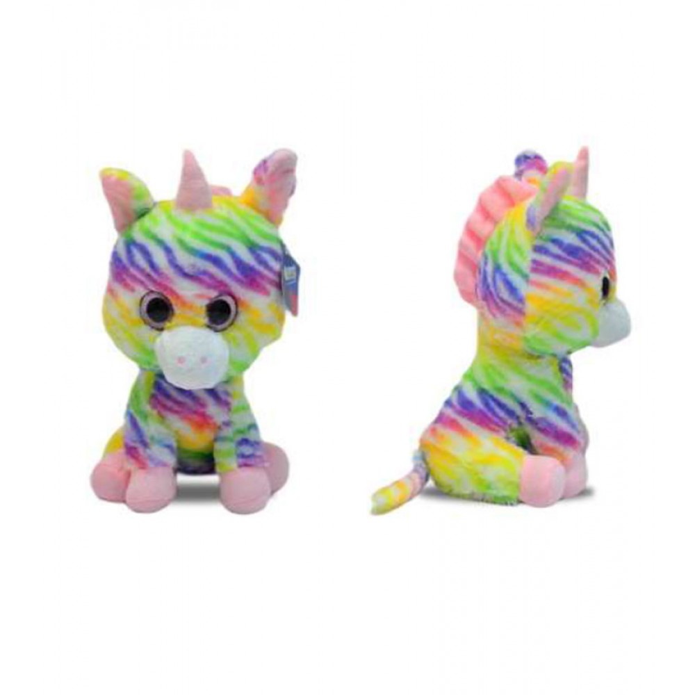 25 CM RENKLİ UNİCORN PELUŞ (62)