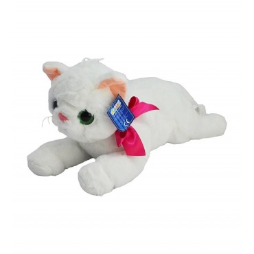 25 CM YATAN PELUŞ KEDİ (84)