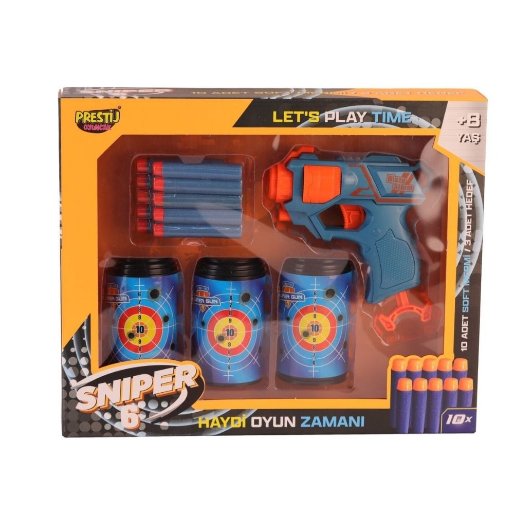 KUT. 3 HEDEFLİ SNİPER 6 DART ATICI NERF SİLAH (36)