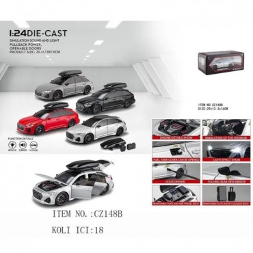 1:24 METAL DİE CAST AUDI ...