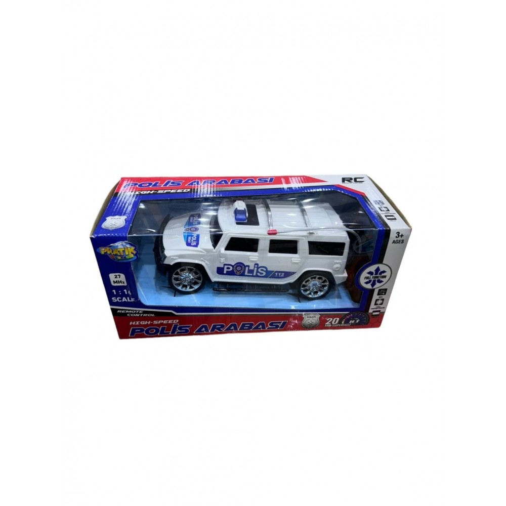 U.K FULL FONKSİYON ŞARJLI POLİS HAMMER JEEP (24)