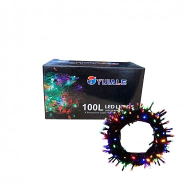 10 METRE 100 LED SİYAH KA...