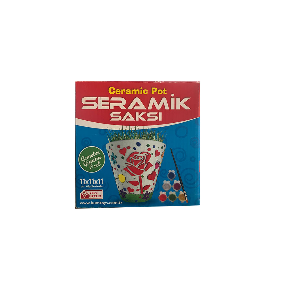 KUMTOYS SERAMİK SAKSI BOYAMA (24)