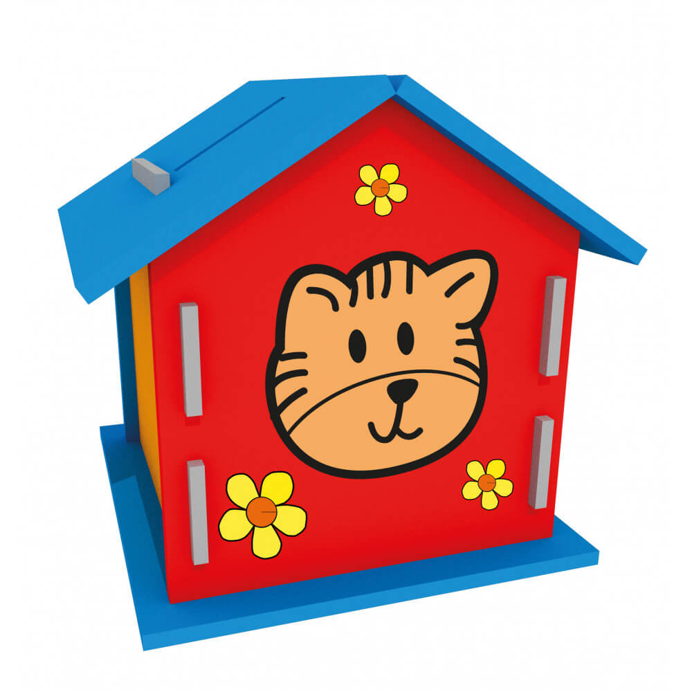 KUMTOYS AHŞAP KALEMLİK VE KUMBARA SETİ (24)