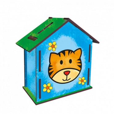 KUMTOYS AHŞAP KALEMLİK VE KUMBARA SETİ (24)