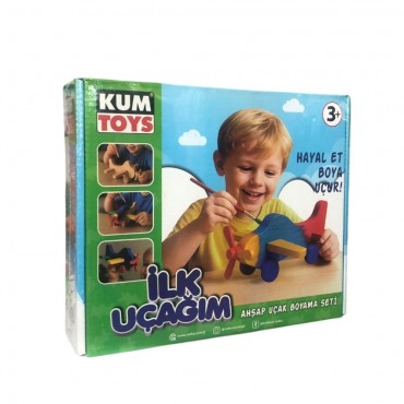 İLK UÇAĞIM AHŞAP BOYAMA SETİ (24)