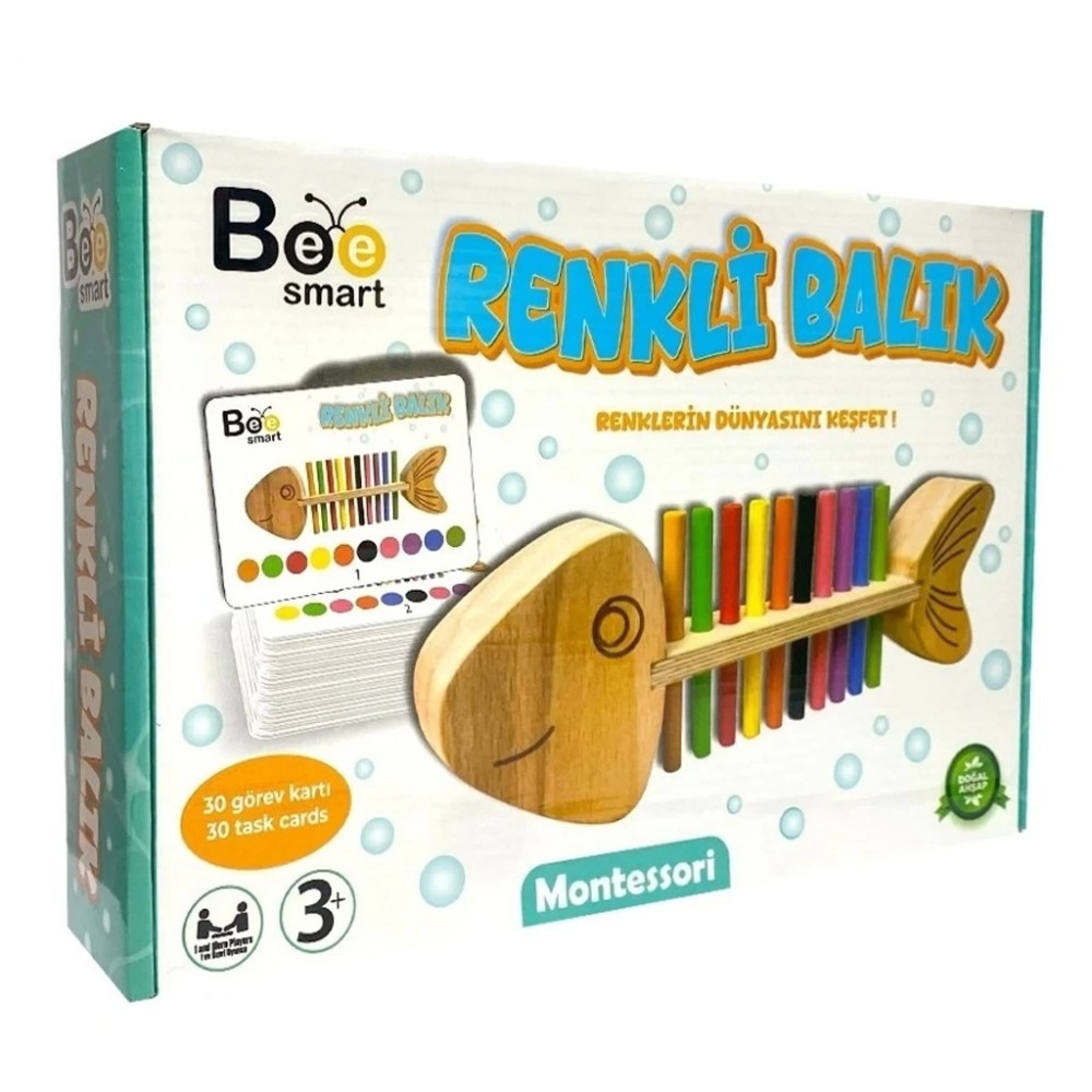 BEE SMART AHŞAP RENKLİ BALIK (24)