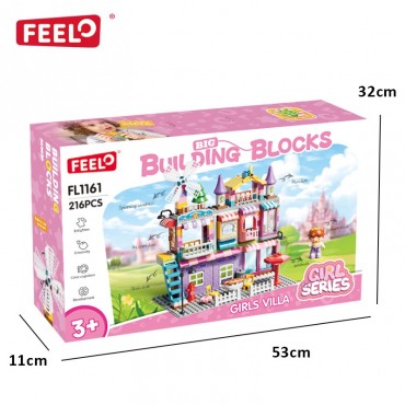 216 PCS MONTE EDİLEBİLEN YAPI SETİ (10)