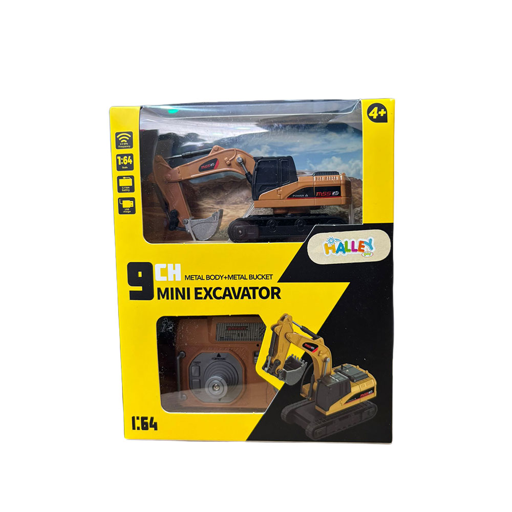 1:64 U.K 2.4 GHZ METAL İŞ MAKİNESİ EKSKAVATÖR 9 YÖNLÜ (30)