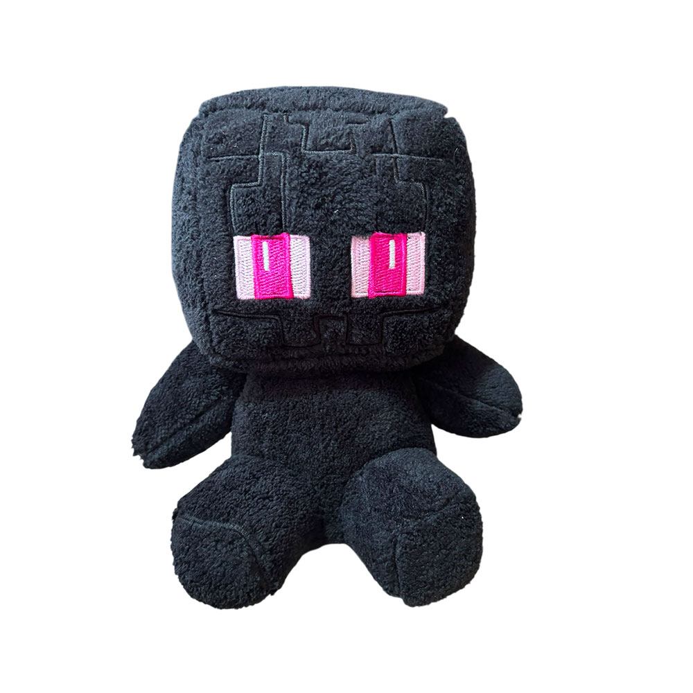 **25 CM SİYAH MINECRAFT PELUŞ (25)