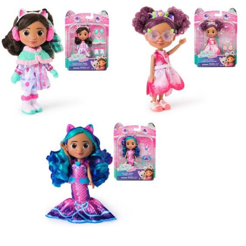 GABBY'S DOLLHOUSE HAYAL EVİ FİLMİ BEBEKLERİ (5)