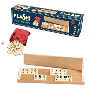 FLASH AHŞAP OKEY TAKIMI (...
