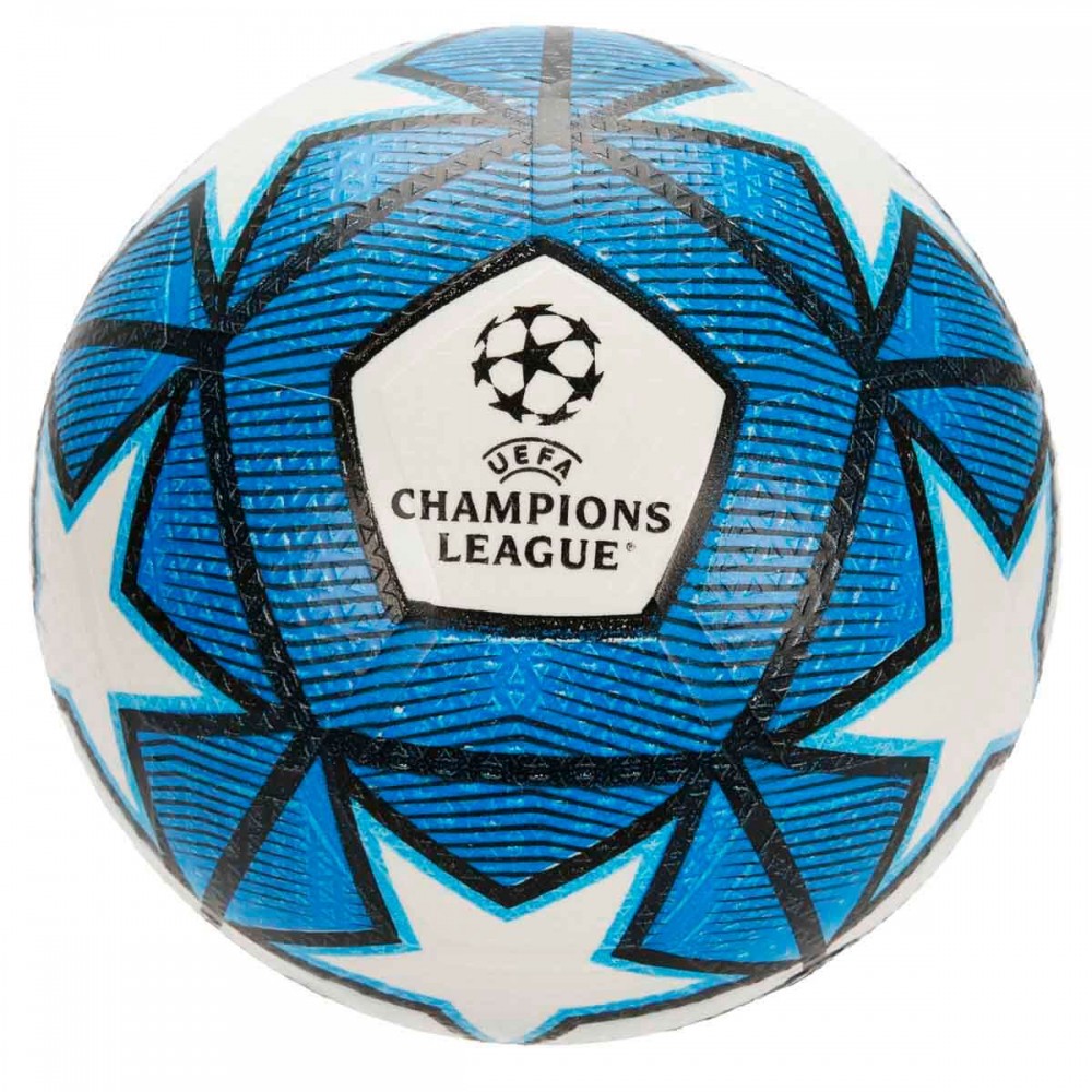 UEFA ŞAMPİYONLAR LİGİ PVC PLASTİK FUTBOL TOPU ASTER 23 CM (72)