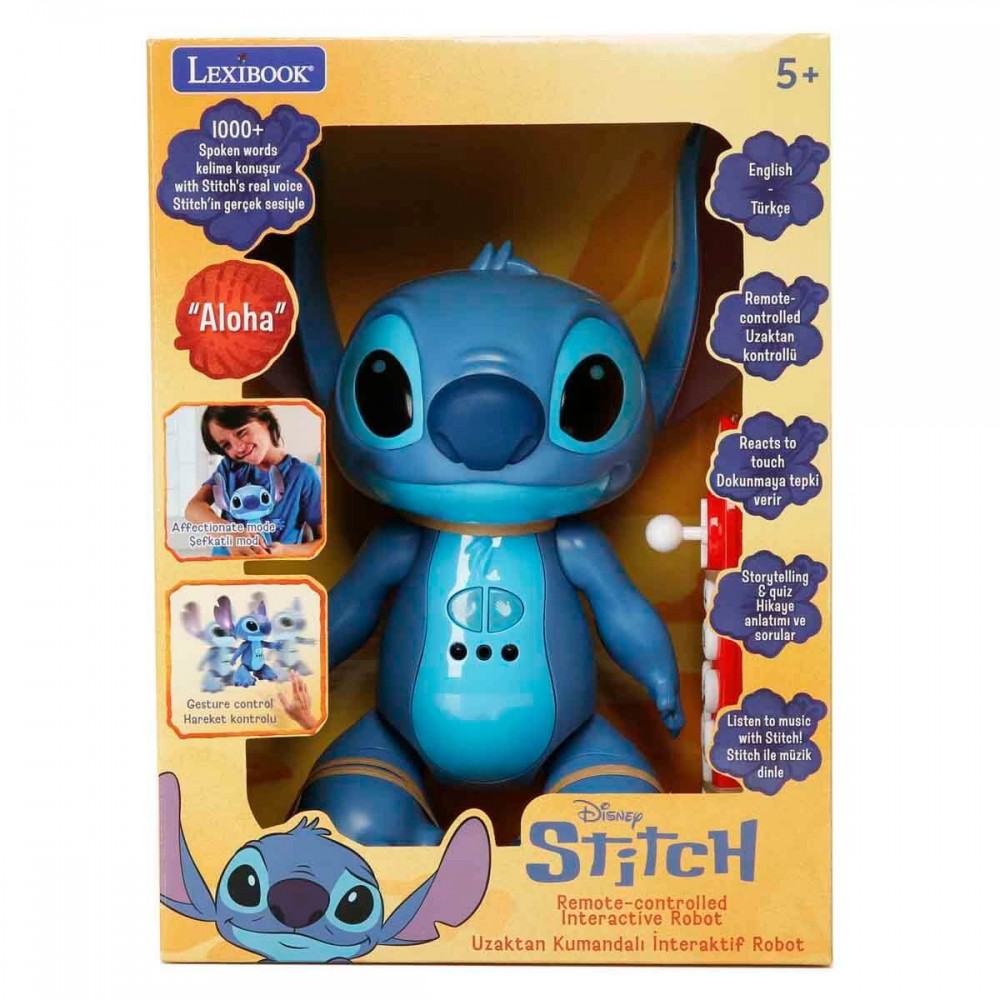 U.K SESLİ VE IŞIKLI ROBOT STITCH İNTERAKTİF (6)