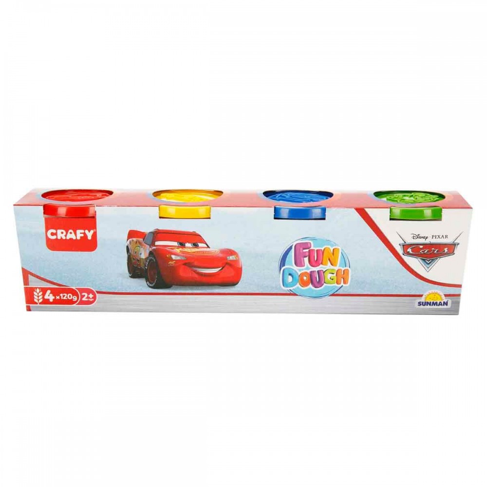 CARS 4'LÜ OYUN HAMURU 480 G (24)