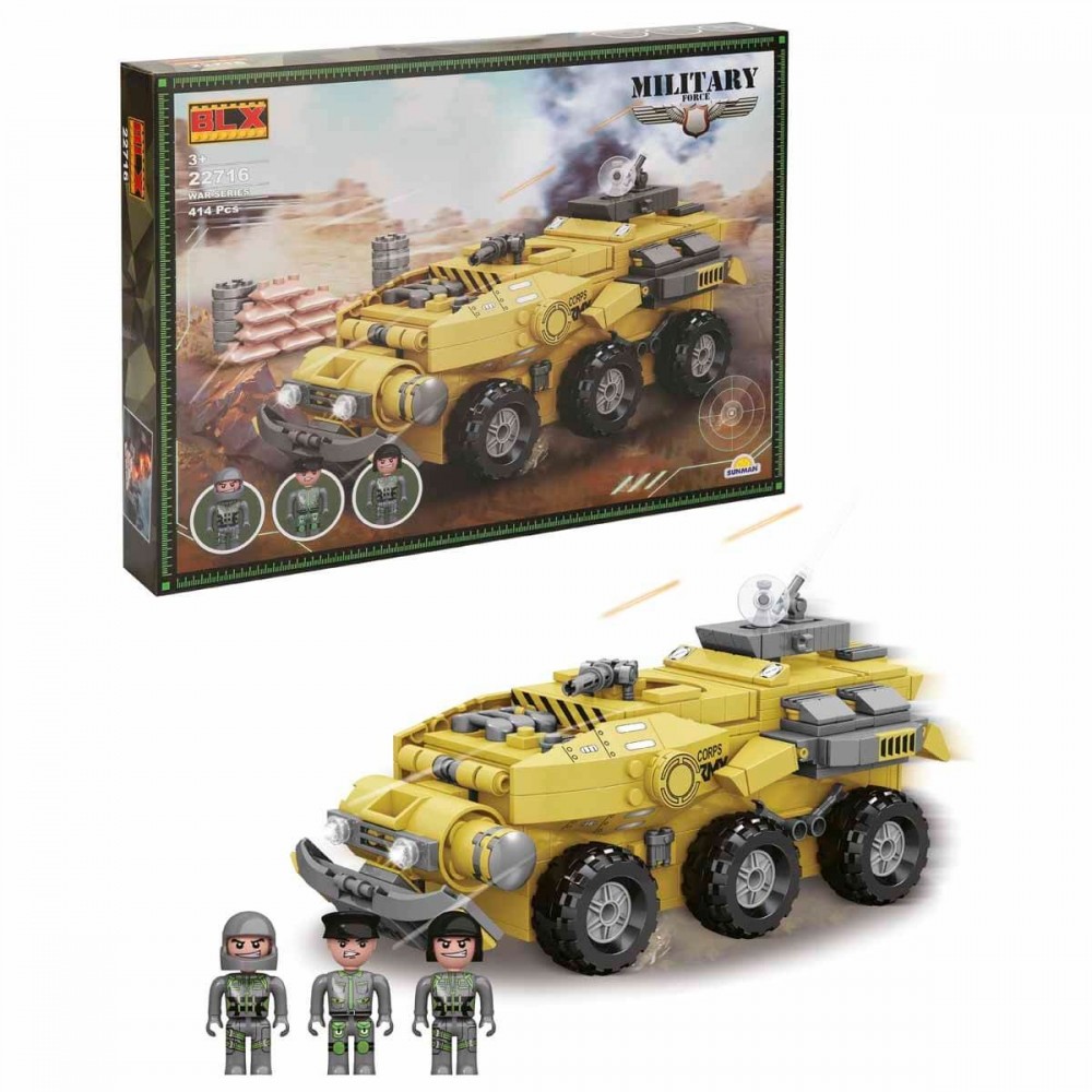 414 PARÇA BLX-SWAT SET WAR SERİSİ LEGO (8)
