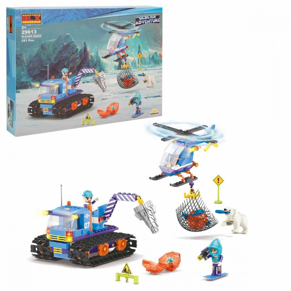 321 PARÇA BLX-GLACIER ADVENTURE SET LEGO (8)