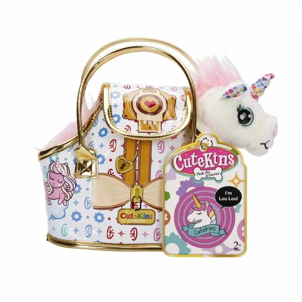 CUTEKİNS TAŞIMA ÇANTALI PELUŞ UNİCORN LOU LOU (6)