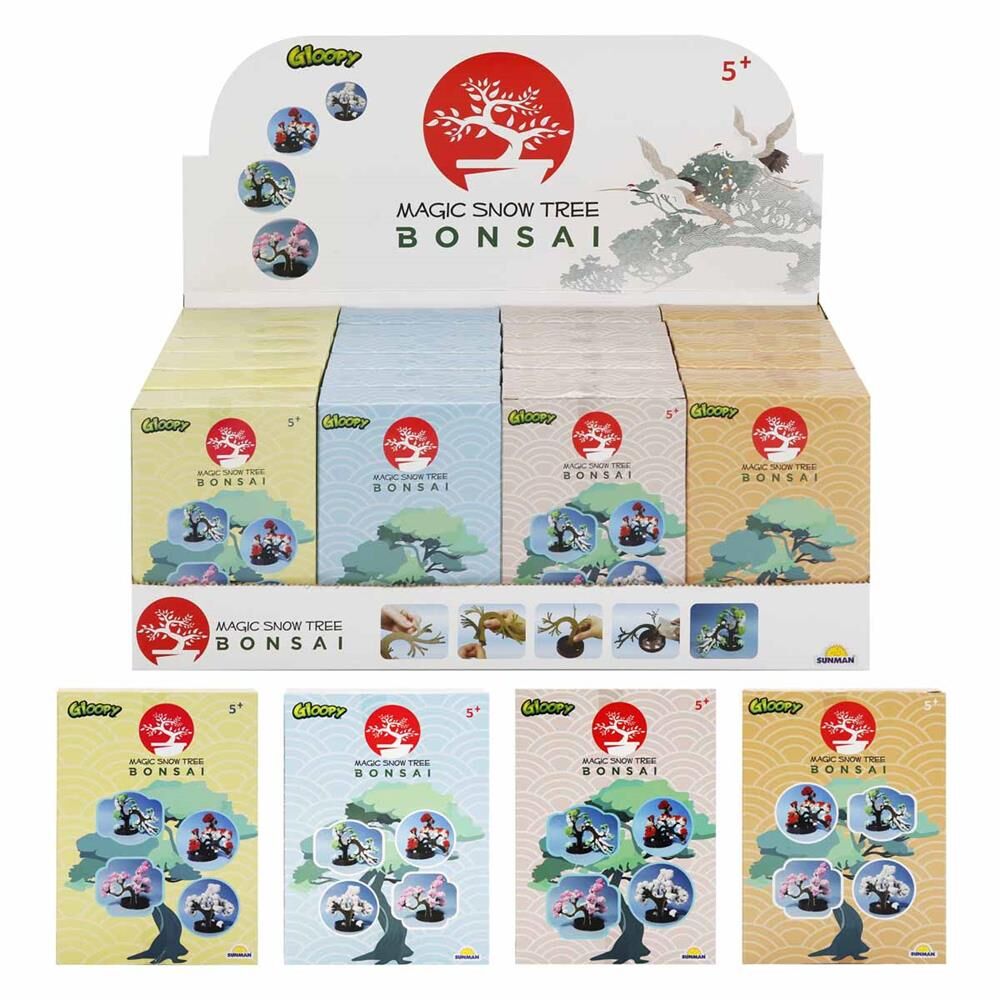 24'LÜ PAKETTE GLOOPY SİHİRLİ KAR AĞACI BONSAİ YAPIM SETİ (144)
