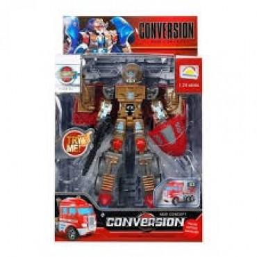 1:24 SESLİ VE IŞIKLI DÖNÜŞEBİLEN ROBOT 22 CM (12)