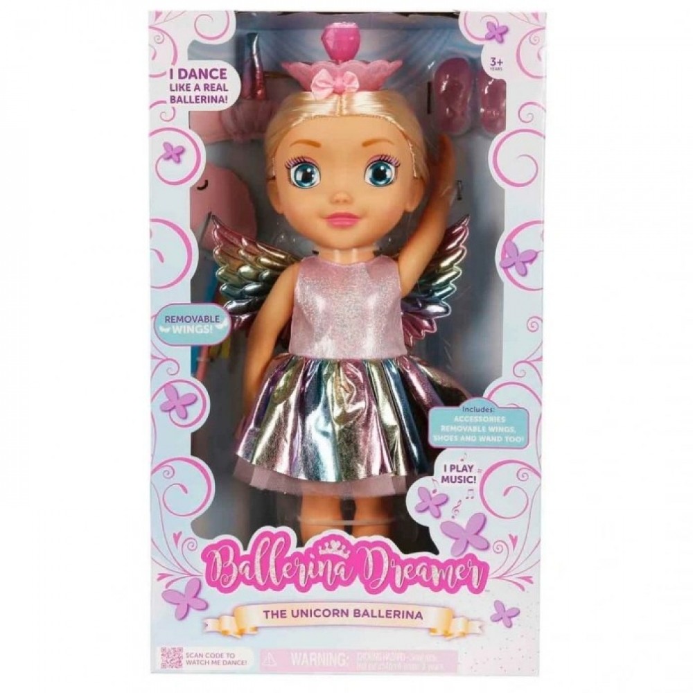 BALLERİNA DREAMERS UNİCORN TAÇLI BEBEK (4)