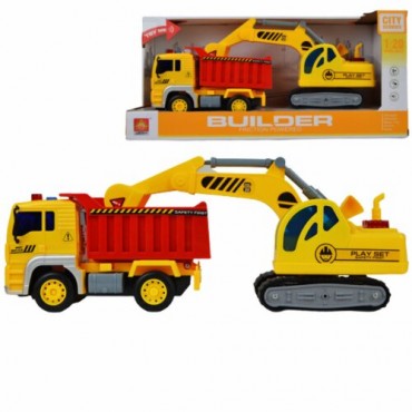 1:20 MAXX WHEELS SESLİ VE IŞIKLI İNŞAAT OYUN SETİ (8)