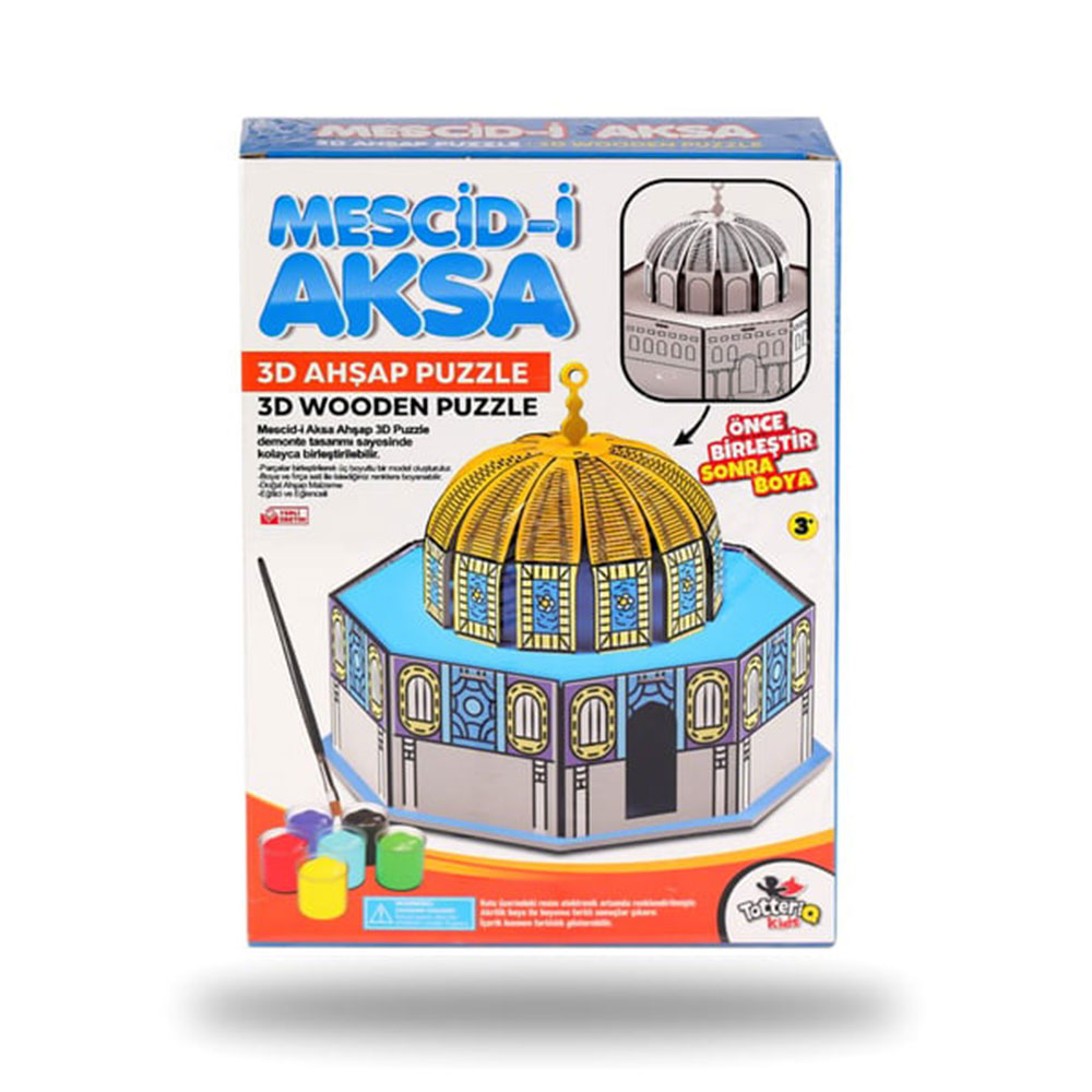 MESCİD-İ AKSA 3D AHŞAP PUZZLE (24)