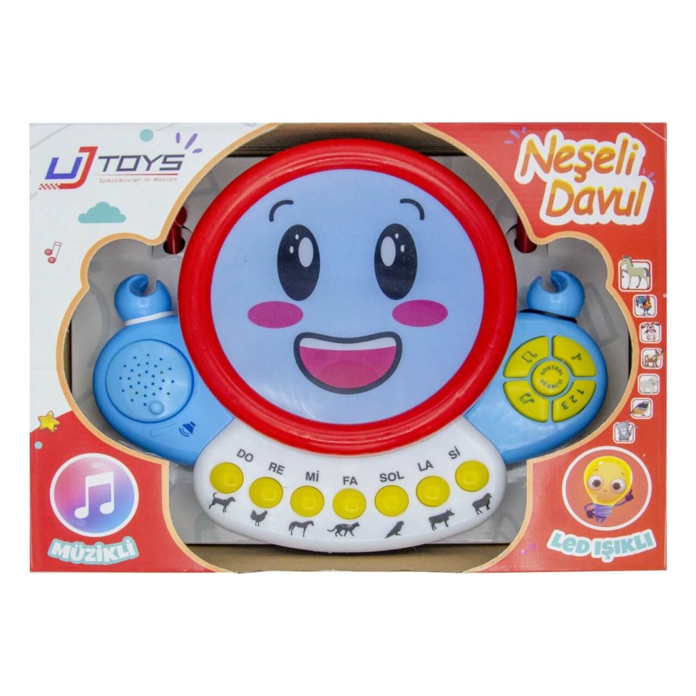 NEŞELİ YENGEÇ DAVUL IŞIKLI VE SESLİ (18)