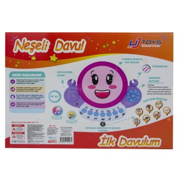 NEŞELİ YENGEÇ DAVUL IŞIKLI VE SESLİ (18)