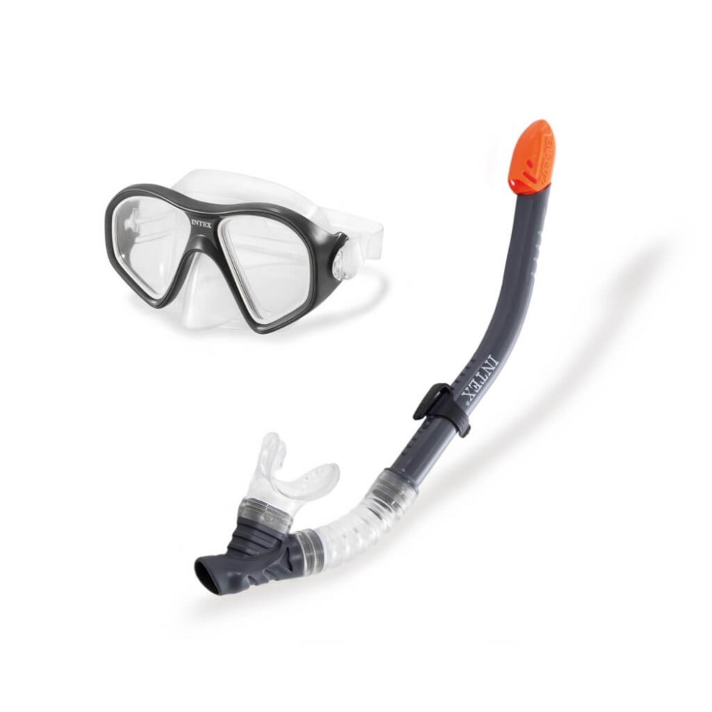 SİYAH ŞNORKEL VE MASKE SET (6)