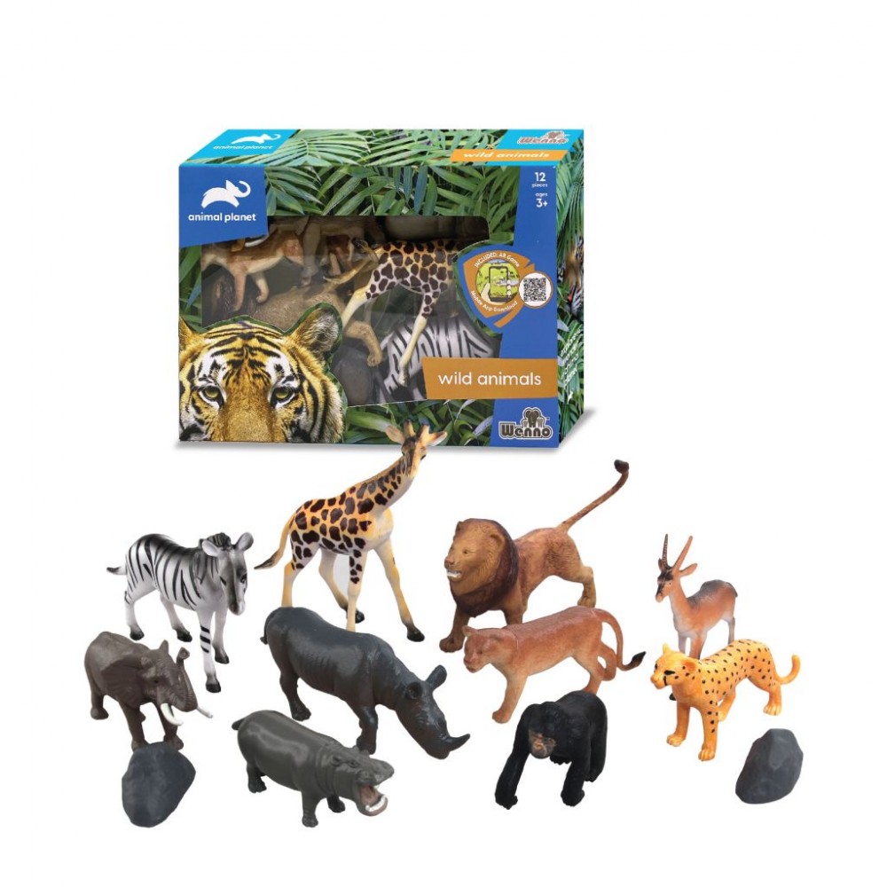 KUT. 12 PCS VAHŞİ HAYVAN SETİ (12)