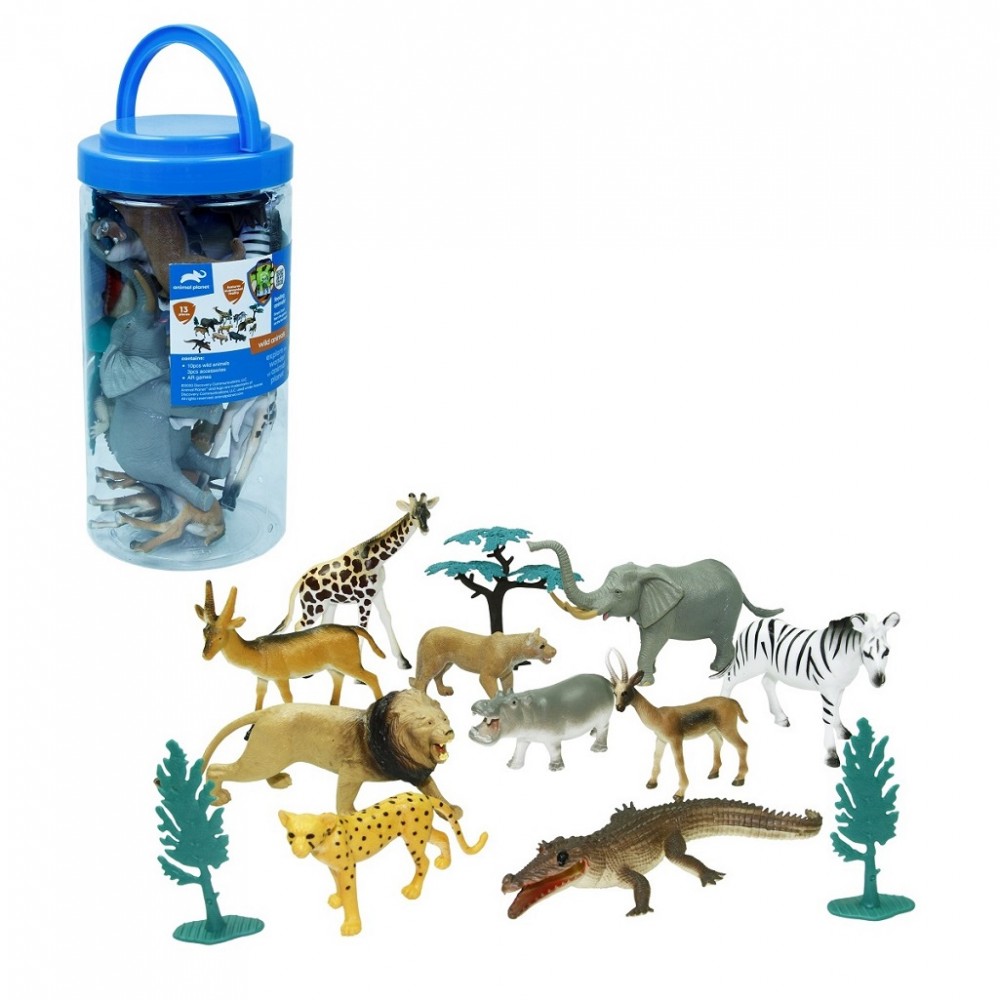 23 CM KOVADA 13 PCS VAHŞİ HAYVANLAR (12)