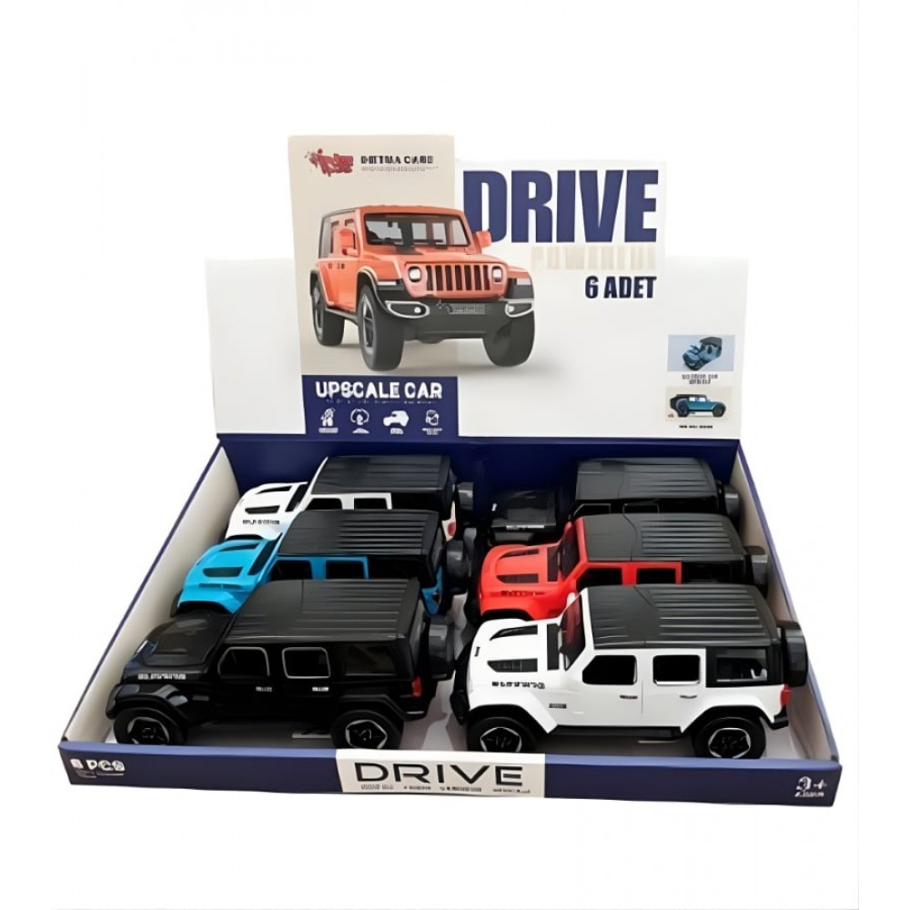6'LI PAKETTE SESLİ VE IŞIKLI KAPILARI AÇILAN BÜYÜK JEEP (48)